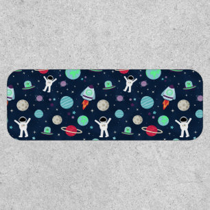 Astronauts Planets Rockets and Aliens Patch