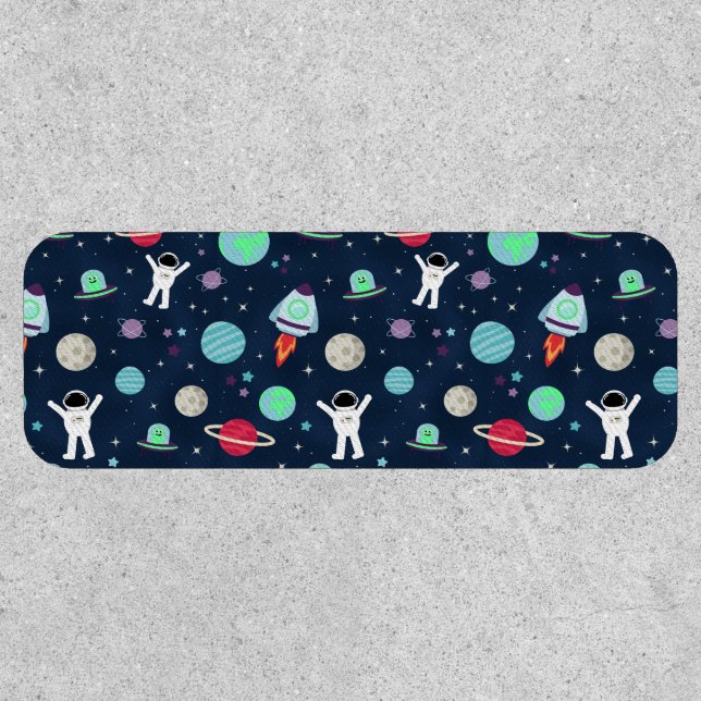 Astronauts Planets Rockets and Aliens Patch (Front)