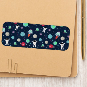Astronauts Planets Rockets and Aliens Patch