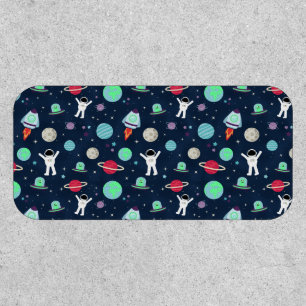 Astronauts Planets Rockets and Aliens Patch