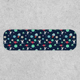 Astronauts Planets Rockets and Aliens Patch