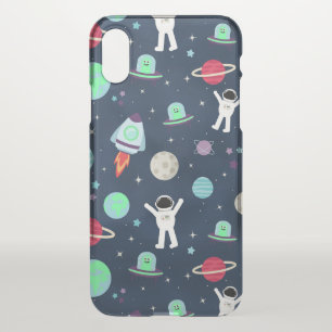 Astronauts Planets Rockets and Aliens iPhone XS Case