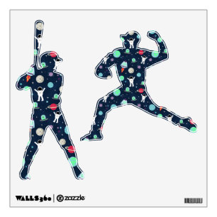 Astronauts Planets Rockets and Aliens Wall Decal