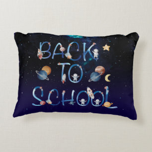 Astronauts Planets Space,back to school Accent Pillow
