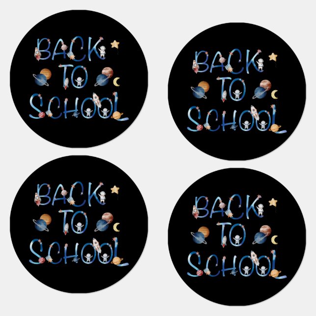 Astronauts Planets Space,back to school Labels (Group)
