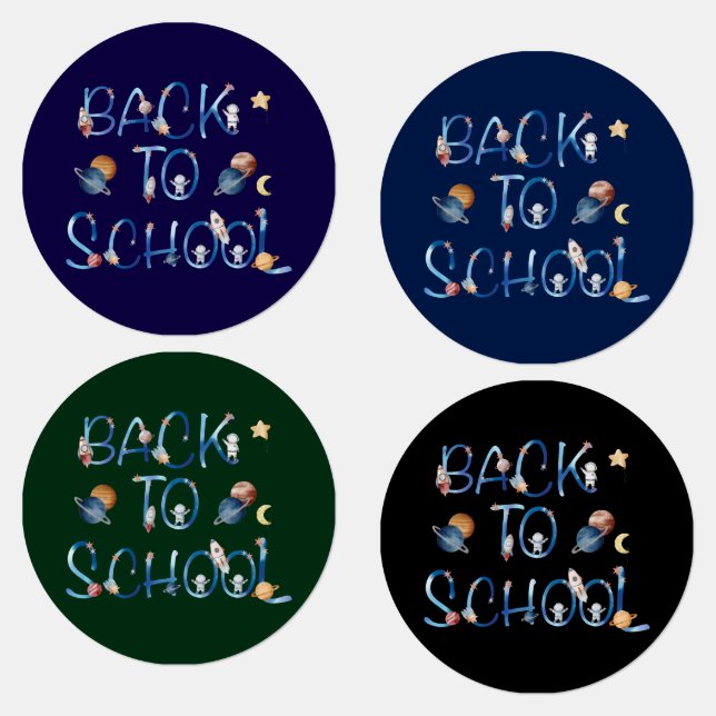 Astronauts Planets Space,back to school Labels (Group)