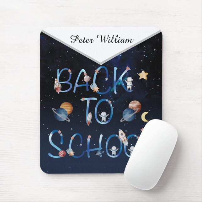 Astronauts Planets Space, Back To School Mouse Pad (With Mouse)