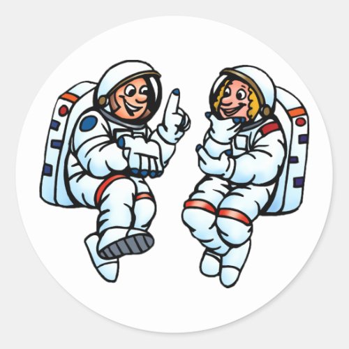 Astronauts Stickers