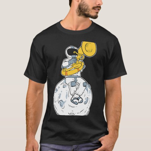 Astronauts Tuba Astronaut Tubist T_Shirt