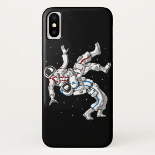Astronauts Wrestling iPhone X Case