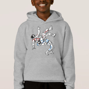 Astronauts Wrestling Hoodie