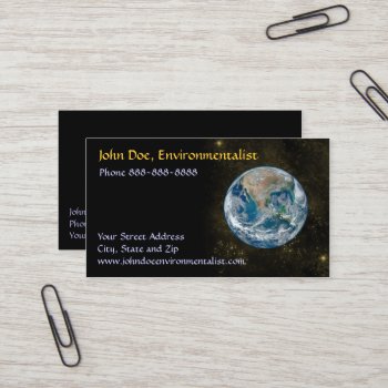 Astronomer Astronomy Environmentalist Business Business Card by Business_Creations at Zazzle