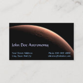 Astronomer Astronomy Solar System Business Card | Zazzle