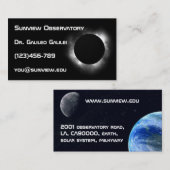 Astronomer business card template | Zazzle