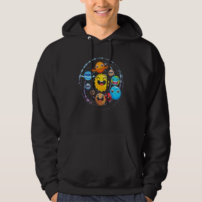 Astronomer Universe Space Science Astronomy Cute P Hoodie (Front)