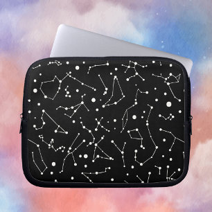 Astronomers Dream Constellation Pattern Laptop Sleeve