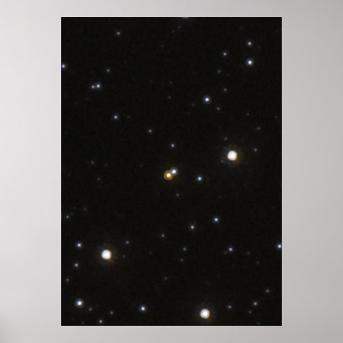 Astronomers Use Image to Measure Stars Mass Poster