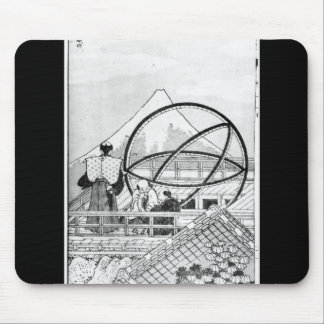 Astronomers working during Edo Period Mouse Pad
