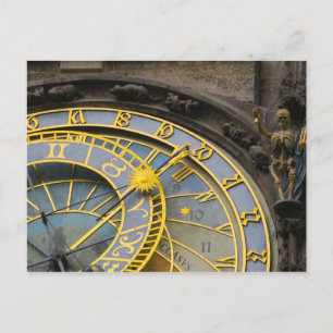 Astronomic Clock Prague Postcard