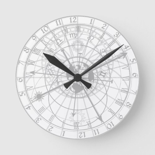 Astronomical clock gray