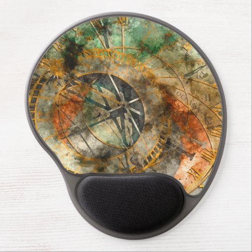 Astronomical Clock in Prague Czech Republic Gel Mouse Pad