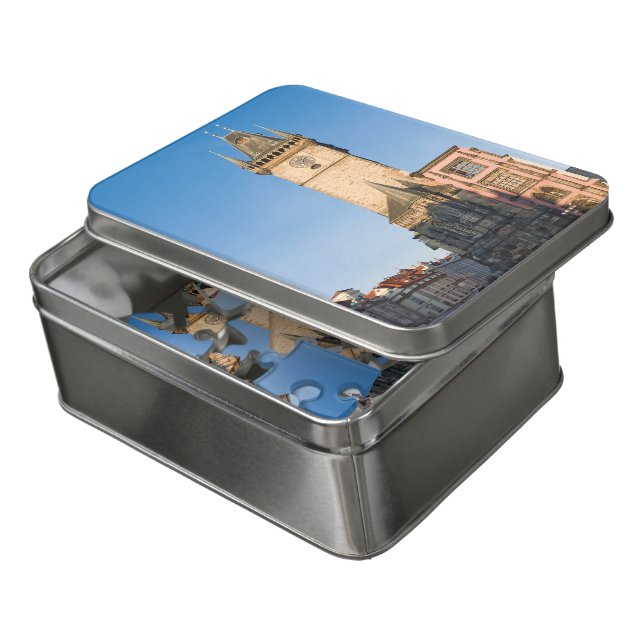 Astronomical Clock in Prague, Czech Republic Jigsaw Puzzle (Lid Open)
