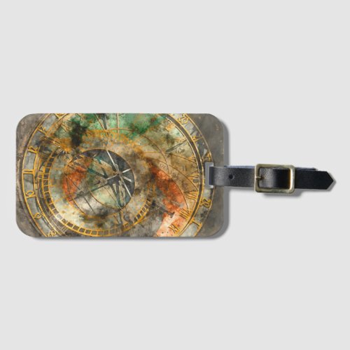 Astronomical Clock in Prague Czech Republic Luggage Tag