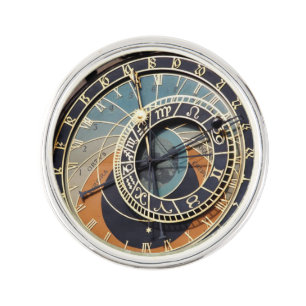 Astronomical Clock In Prague Lapel Pin