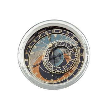 Astronomical Clock In Prague Ring by LeFlange at Zazzle
