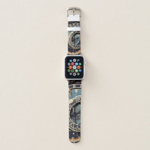 Astronomical Clock In Praque Apple Watch Band