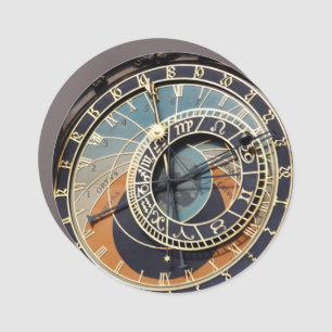 Astronomical Clock In Praque Car Magnet