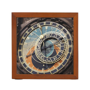 Astronomical Clock In Praque Desk Organizer