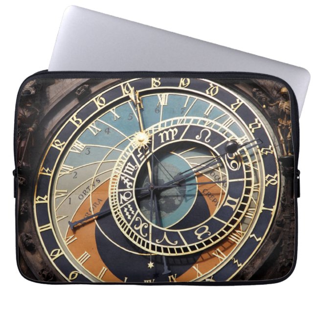Astronomical Clock In Praque  Laptop Sleeve (Front)