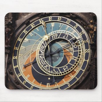 Astronomical Clock In Praque Mouse Pad by LeFlange at Zazzle