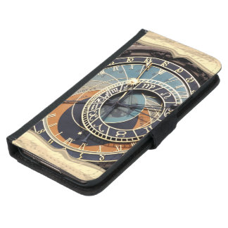 Astronomical Clock In Praque Samsung Galaxy S5 Wallet Case