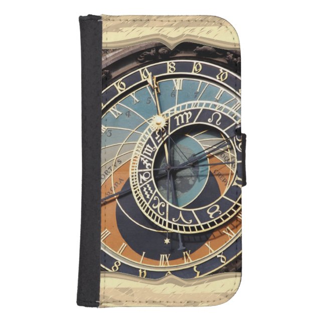 Astronomical Clock In Praque  Samsung Galaxy Wallet Case (Front)