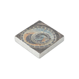 Astronomical Clock In Praque Stone Magnet