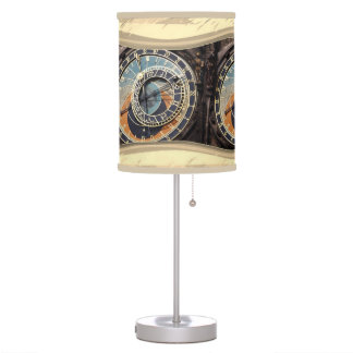 Astronomical Clock In Praque Table Lamp
