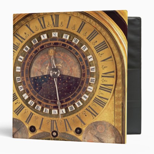 Astronomical clock made for the Grand Dauphin 3 Ring Binder