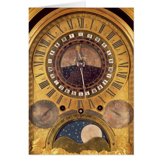 Astronomical clock made for the Grand Dauphin Cards (Front)