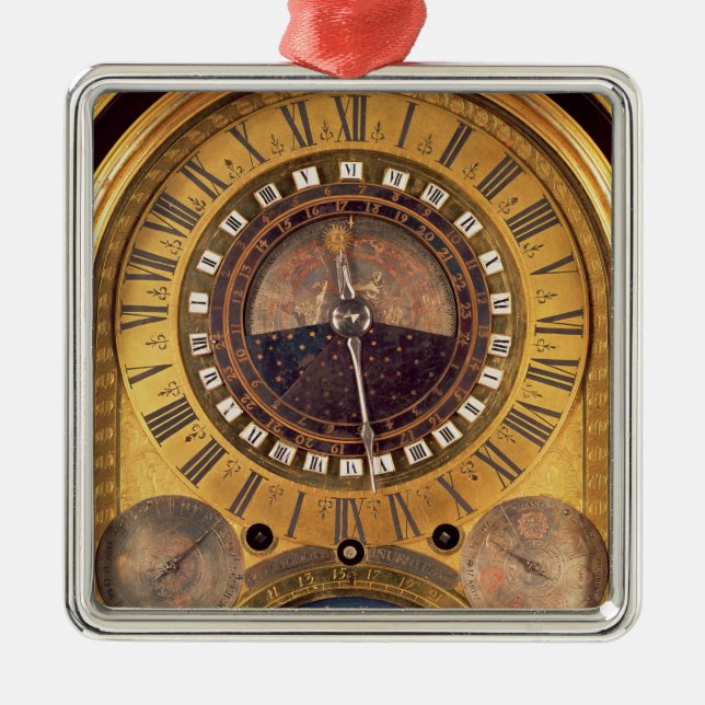 Astronomical clock made for the Grand Dauphin Metal Ornament (Front)
