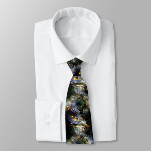 Astronomical clock neck tie