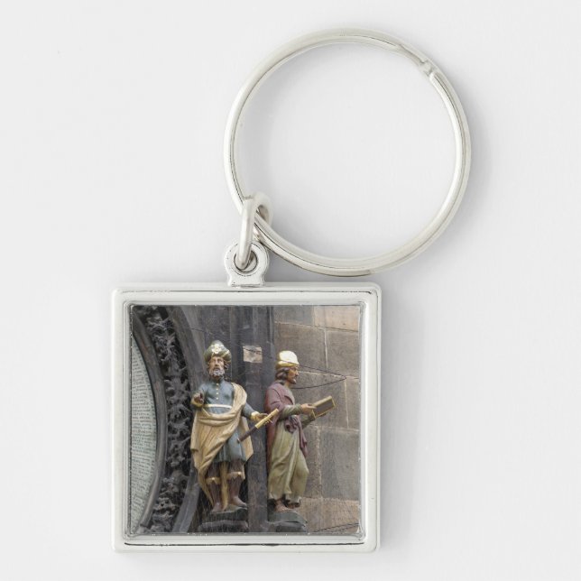 Astronomical Clock or Prague Orloj Keychain (Front)