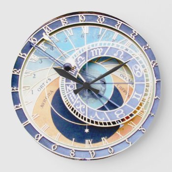 Astronomical Clock  Prague Custom Clock by Koobear at Zazzle