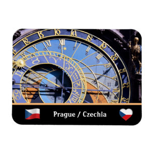 Astronomical Clock, Prague, Czechia (Architecture) Magnet