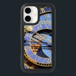 Astronomical Clock, Prague, Czechia iPhone 16 Case<br><div class="desc">iPHONE OTTERBOX CASE - Astronomical Clock (Orloj) in Prague,  Czech Republic. Detail on iconic clock in black and white,  highlighting zodiac signs circle,  sun and moon with alongside guardians - skeleton,  ...  Custom design case/cover for mobile phone. Discovering Architecture - Travel/Prague series. Original Photography/Art/Design by work4dream.</div>