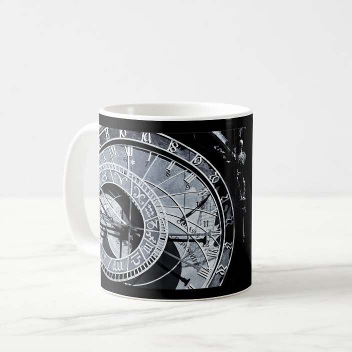 Astronomical Clock Prague Flag Czech Republic Coffee Mug Zazzle Com