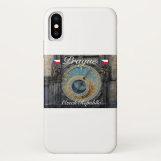 Astronomical clock Prague Orlog Czech Republic iPhone X Case