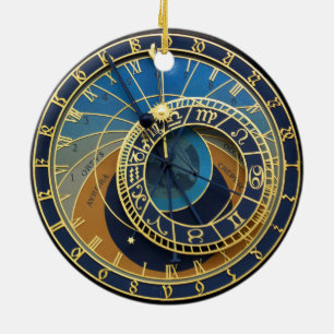 Astronomical Clock-Prague Orloj Ceramic Ornament