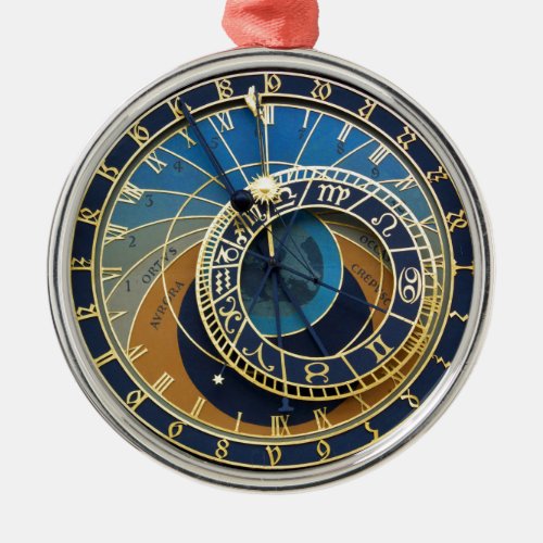 Astronomical Clock_Prague Orloj Metal Ornament